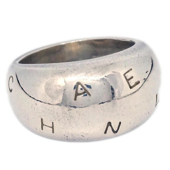 Chanel Ring Silver SV925 #54 #14 175998